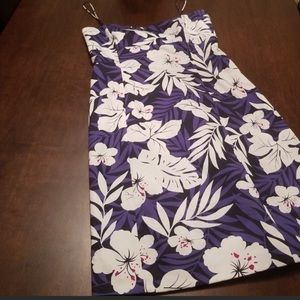 Summer floral (Hawaiian) strap dress
